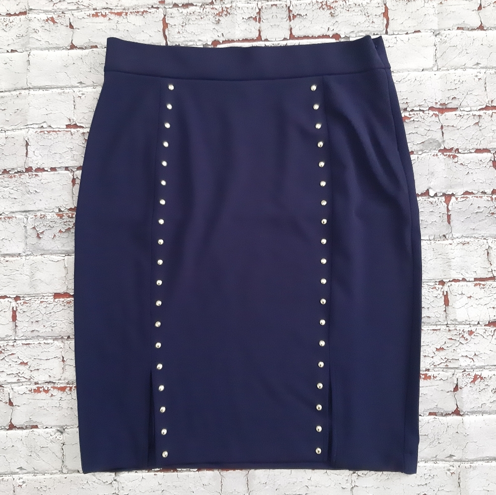 Michael Kors Navy Skirt Size L